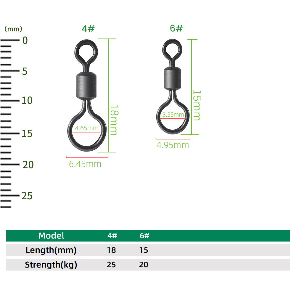 100pcs Carp Fishing Swivel Big - Fishing Equipment Carp review and price